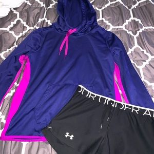 Active Wear Cowl Neck Hoodie